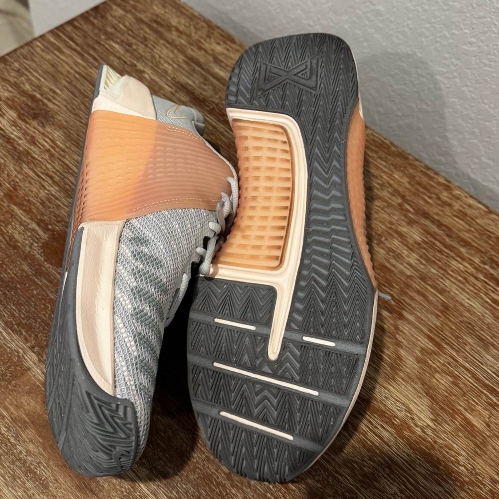 Nike Women's Metcon 9 Athletic Shoes - Gray and Coral - Size 10 - worn twice - Picture 4 of 4